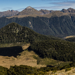 Panorama from Mt Burns Ridge