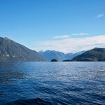 Crossing Lake Hauroko in the jetboat is stunning